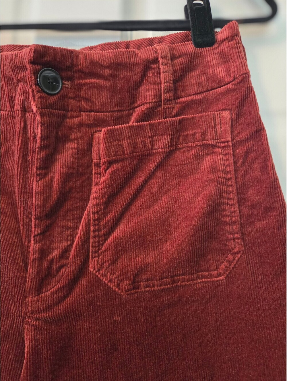 Maeve by Anthropologie The Colette Cinnamon Wide Leg Corduroy Pants Size 31 - Picture 3 of 7